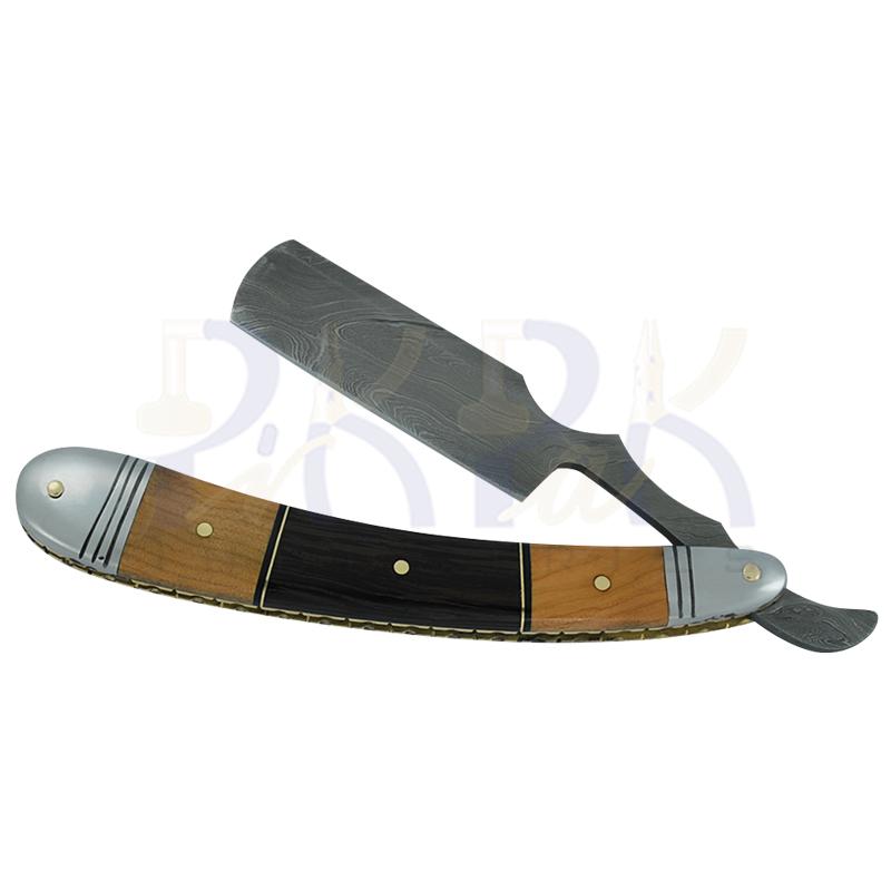 Shaving Razor Damascus Steel