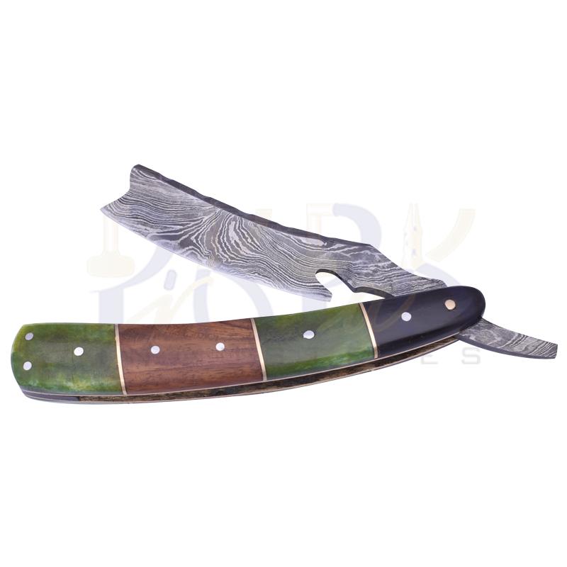 Shaving Razor Damascus Steel