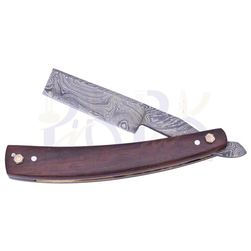 Shaving Razor Damascus Steel