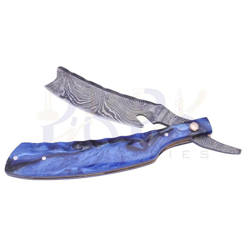 Shaving Razor Damascus Steel