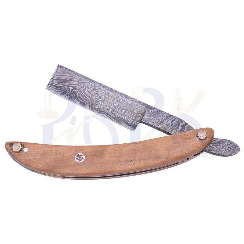 Shaving Razor Damascus Steel
