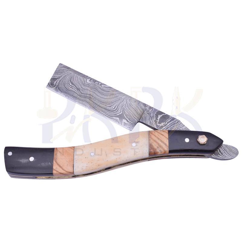 Shaving Razor Damascus Steel