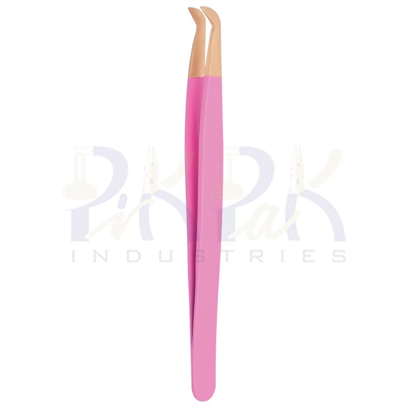Eyelash Tweezers Gold Plated Tips