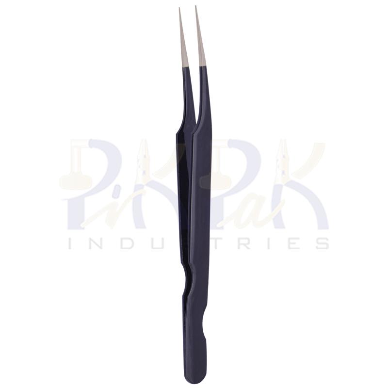 Eyelash Tweezers Stainless Steel Tips Color Coated