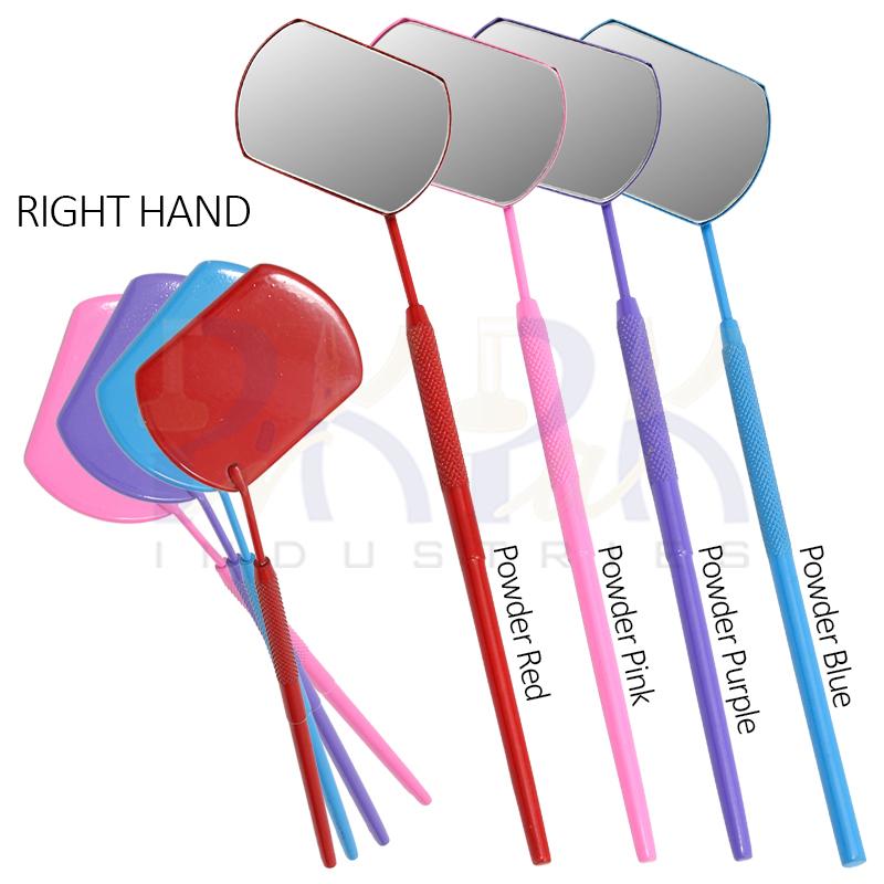 Eyelash Extension/Inspection Right Hand Small Mirror (Rectangle)
Set of 4 Pcs Red, Pink, Purple, Blue,
Bowder Color Coated