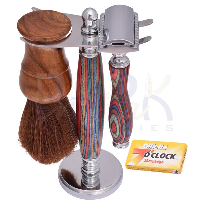 Shaving Stand Set of 4 Pcs