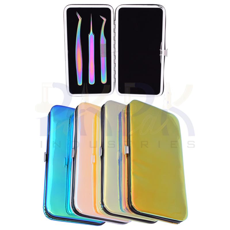 Eyelash Single Sided 4 Kits 
Tweezers Set of 3 Pcs