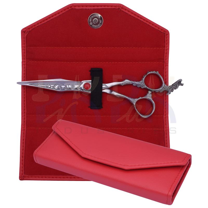 Leather Barber 
Scissors Kit