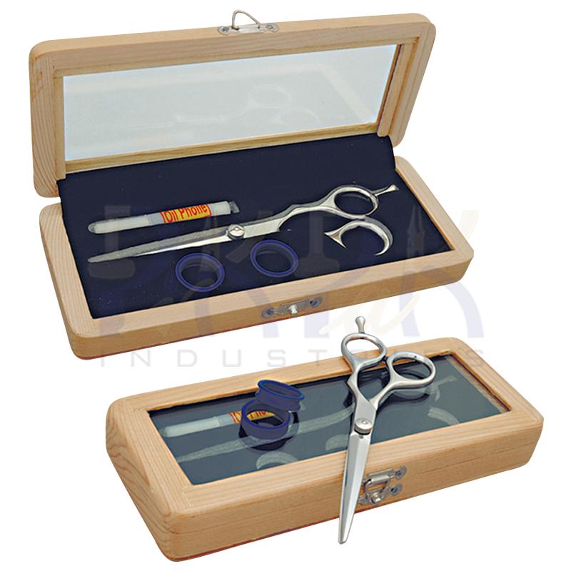 Barber Scissors
Wooden Box