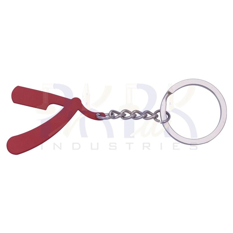 Shaving Razor Shape Keyring