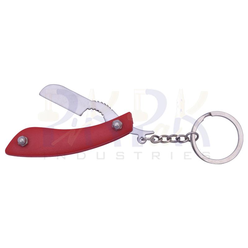 Shaving Razor Shape Keyring