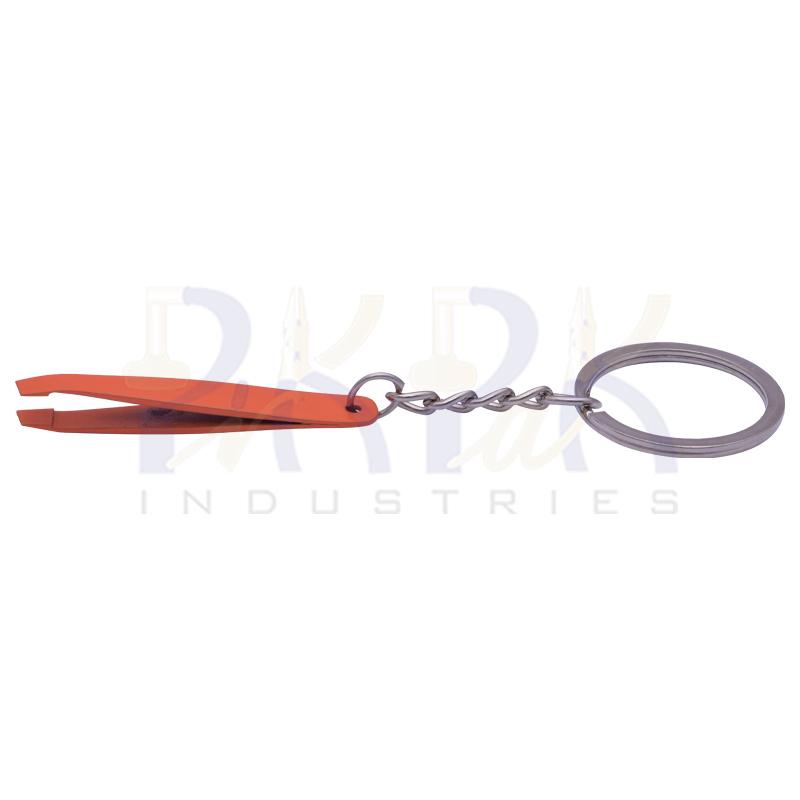 Eyelash Tweezer Shape Keyring