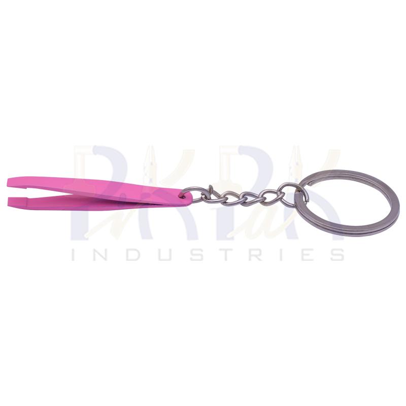 Eyelash Tweezer Shape Keyring